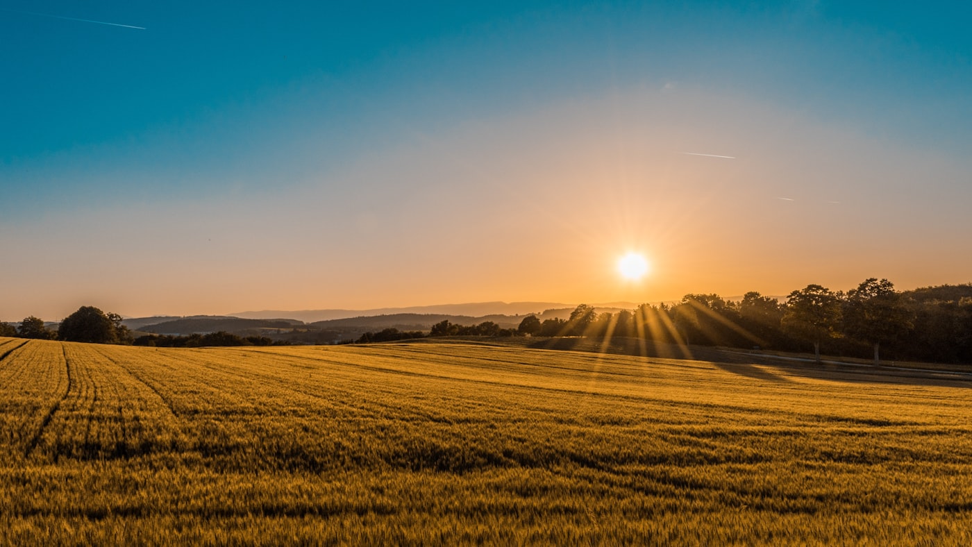 Amanecer sobre los campos de Valparaíso